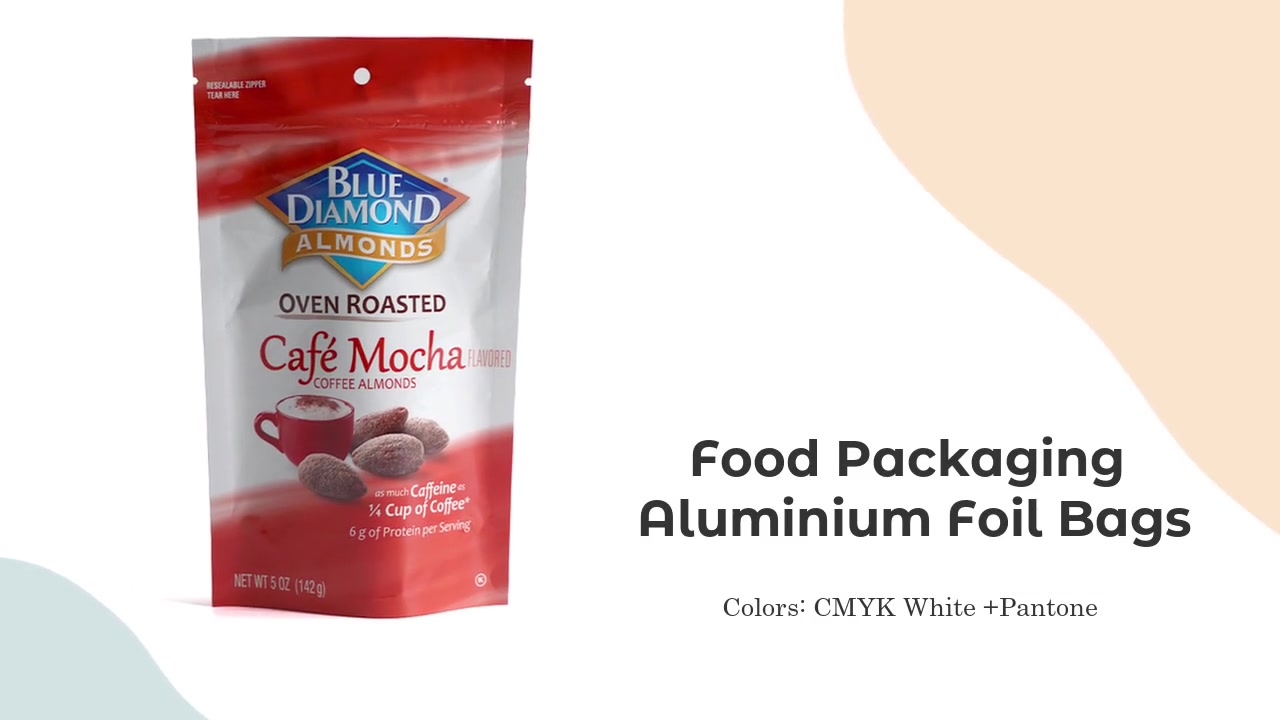 Food Packaging Aluminium Foil Bags With Logo China Factory
