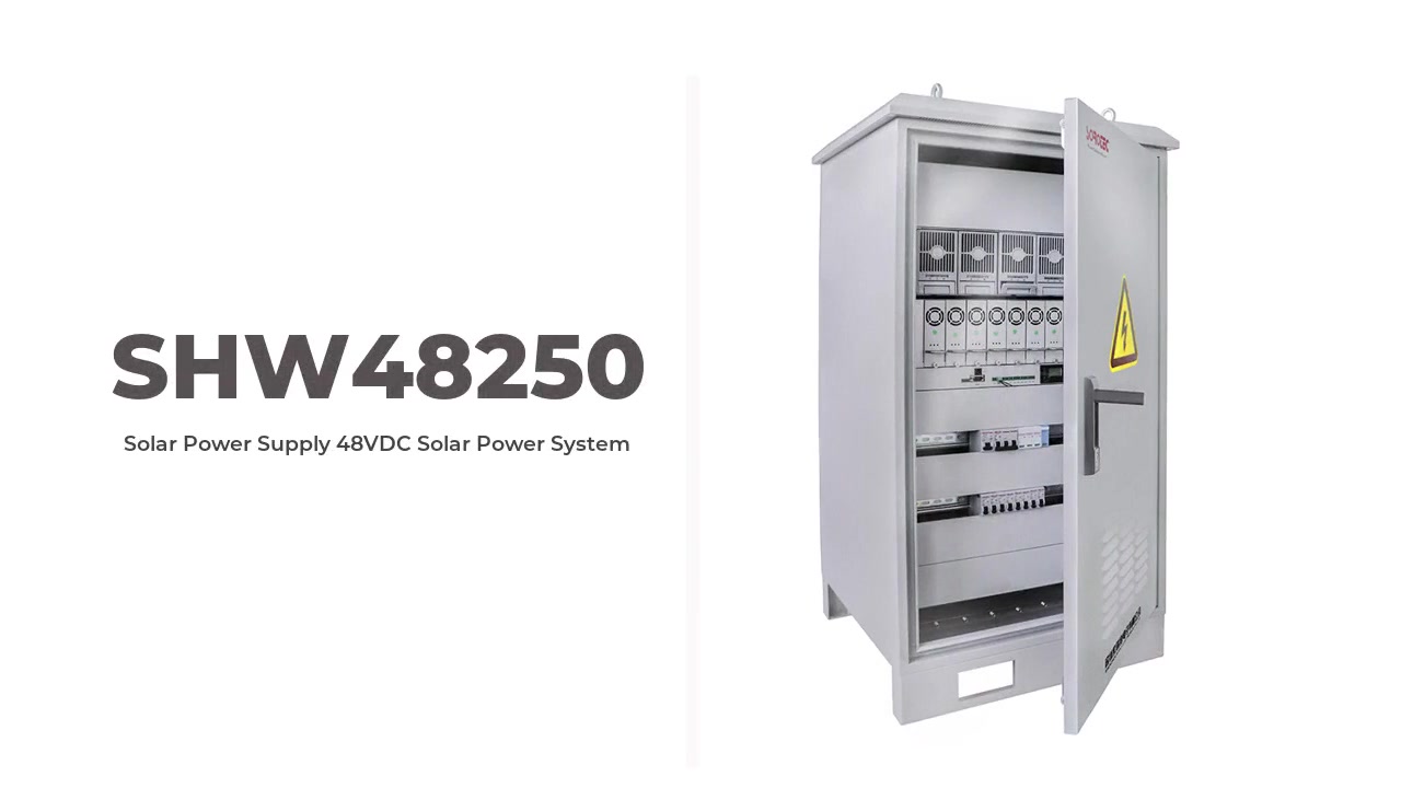 Solar Power Supply 48VDC Outdoor Solar Power System for Telecom Station ...