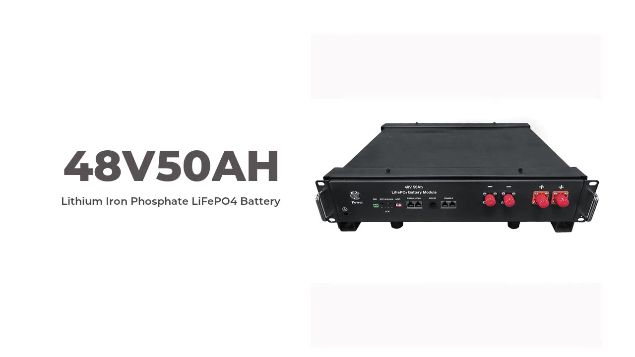 Lithium Iron Phosphate LiFePO4 Battery 48V 50AH Solar Home Battery