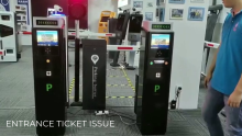 TGW New Published Hot RFID Security Gate Ticket & Ticketless Dispenser Smart Card Parking System
