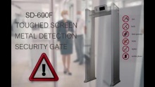 Sd-600f Touched Screen Metal Detection Security Gate