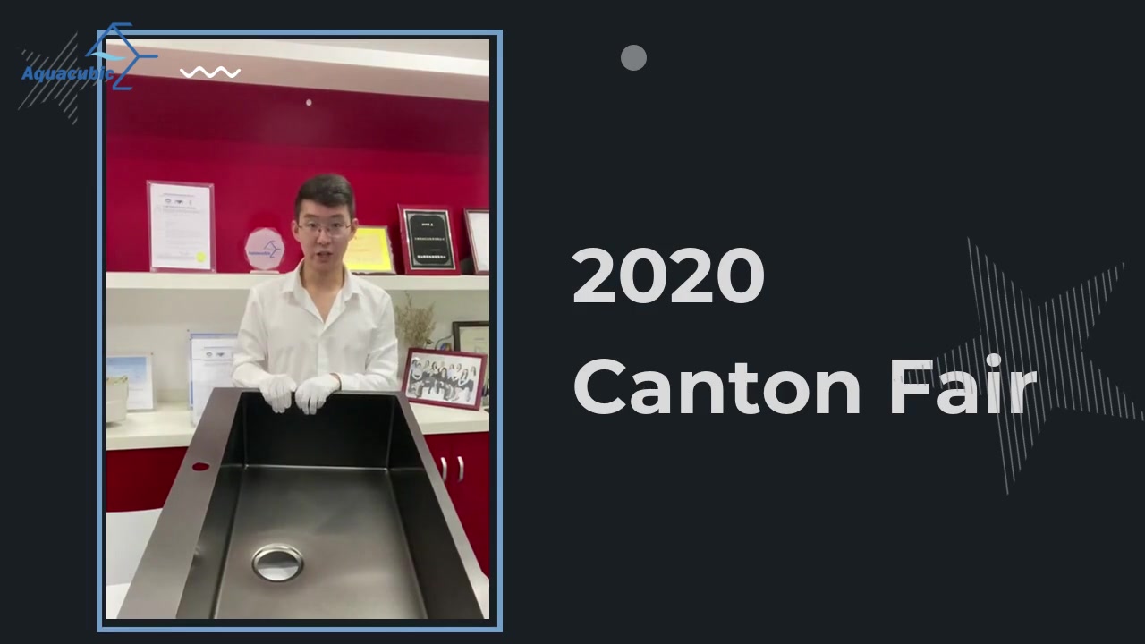 Évier Nano PVD Foire de Canton 2020 - Joey