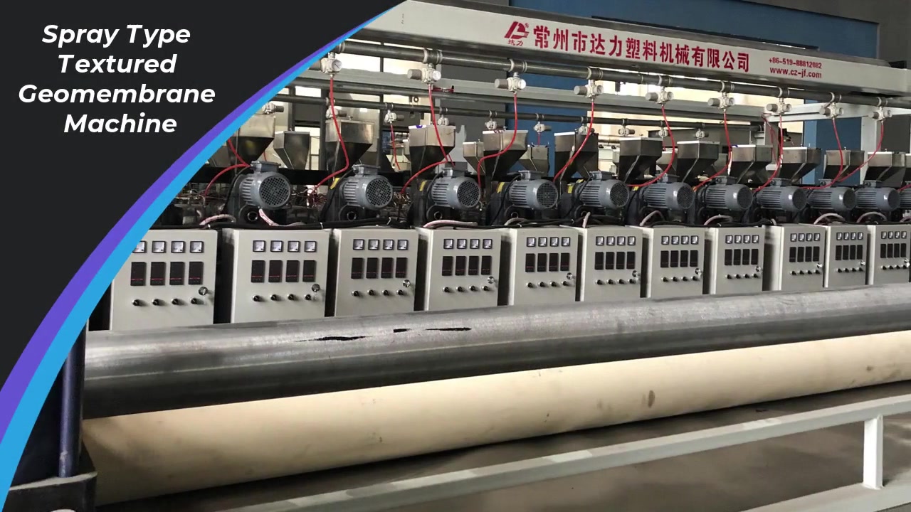  Professional High Quality Dali Spray Type Textured Geomembrane Machine Supplier & manufacturers | Dali 