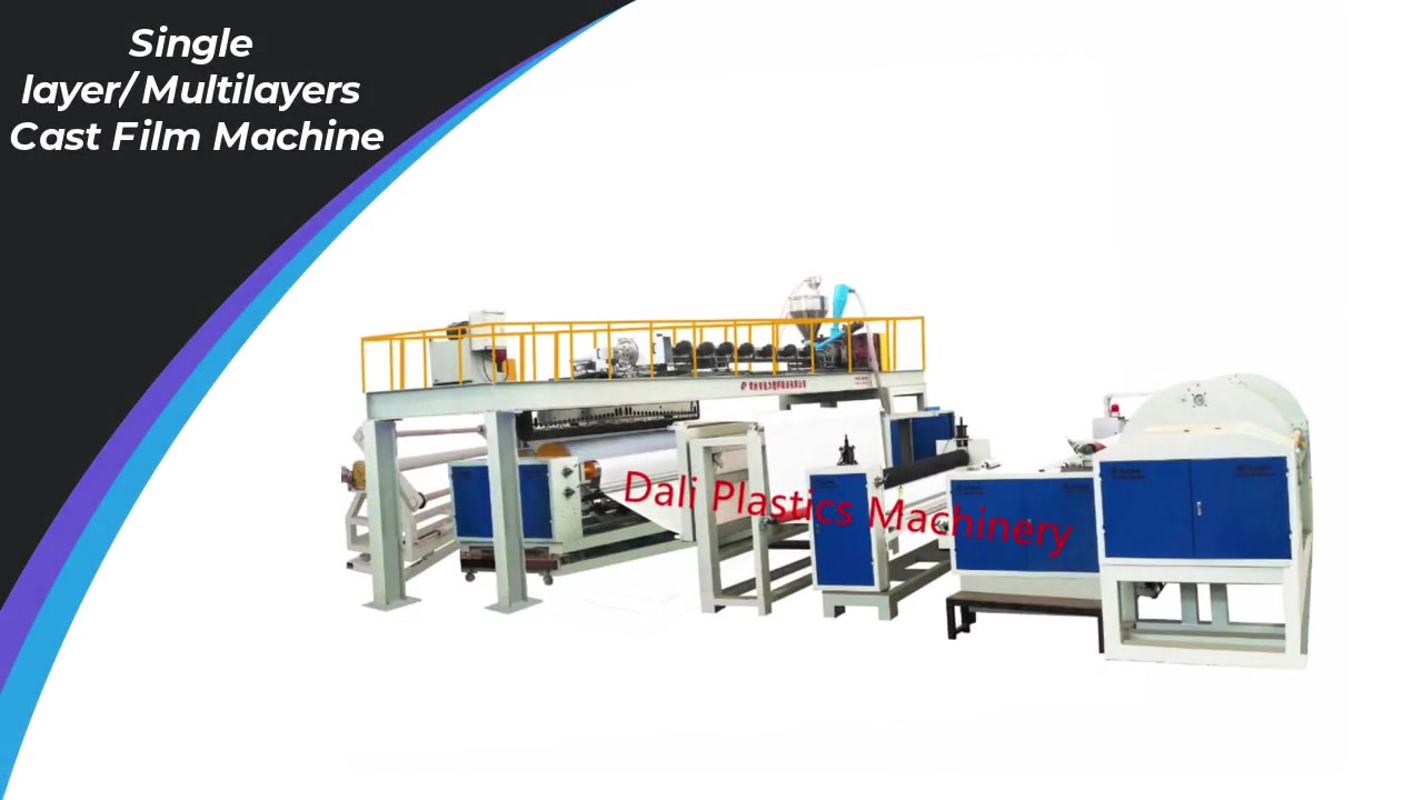  High Quality Single layer/Multilayers Cast Film Machine Wholesale - Changzhou Dali Plastics Machinery Co., Ltd. 