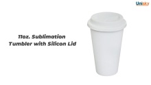 11oz. Sublimation Tumbler with Silicon Lid