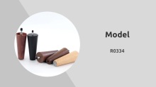 Wholesale stable delivery time water transfer print tapered wooden furniture legs cabinet leg