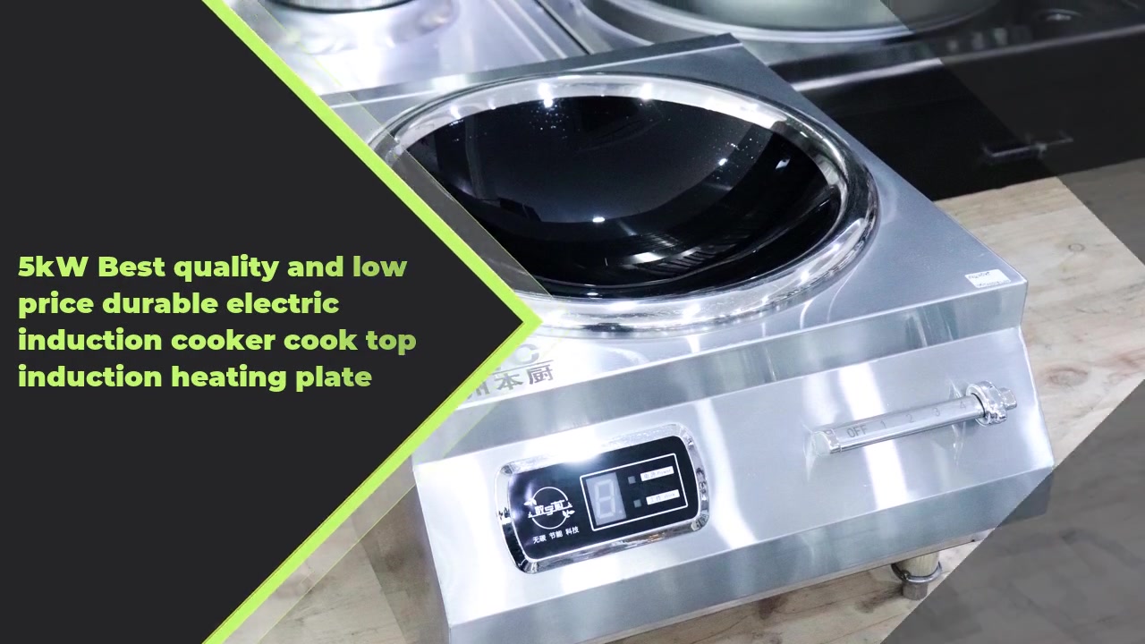 8kW Meilleure qualité et prix bas plaque de cuisson à induction électrique durable pour cuisinière à induction