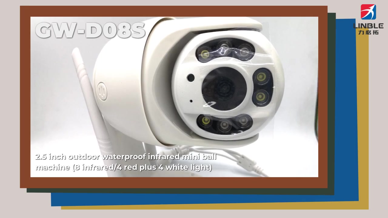 La mejor cámara web de seguridad Wifi Libtor GW-D08S Demostración del producto