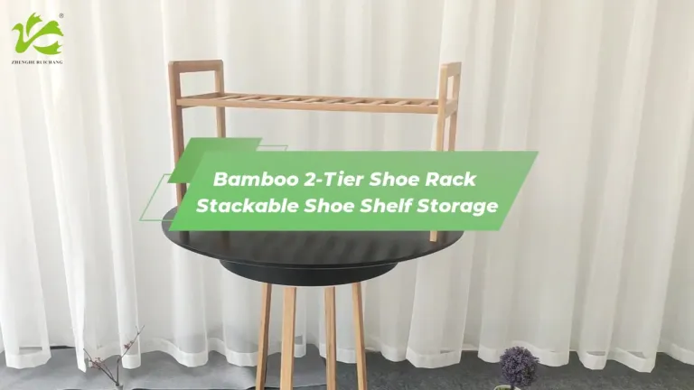 Zapatero de bambú de 3 niveles estante apilable para zapatos de 1 2 ni -  VIRTUAL MUEBLES