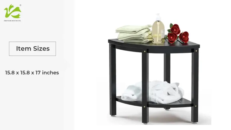 Sgabello Da Doccia Regolabile - Altezza 36-51 Cm, Antiscivolo, Per Anziani O Donne Incinte - Foto 9