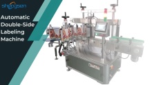 Automatic double-side labeling machine