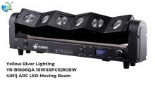 Yellow River Lighting YR-B1006QA 10WX6PCS(RGBW 4IN1) ARC LED Moving Beam