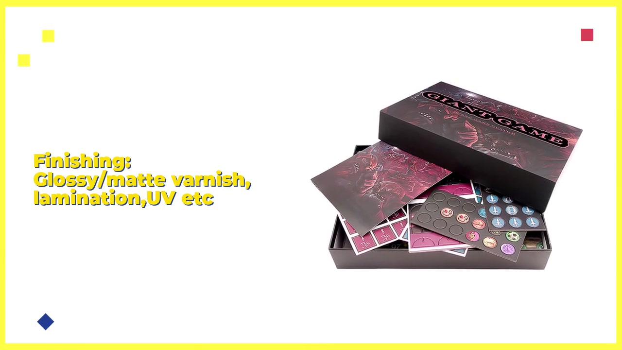 Factory Custom Printing High Quality Large Board Games And Mini Board