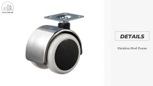 2 Inch Caster With Steel Cover for Office Chair