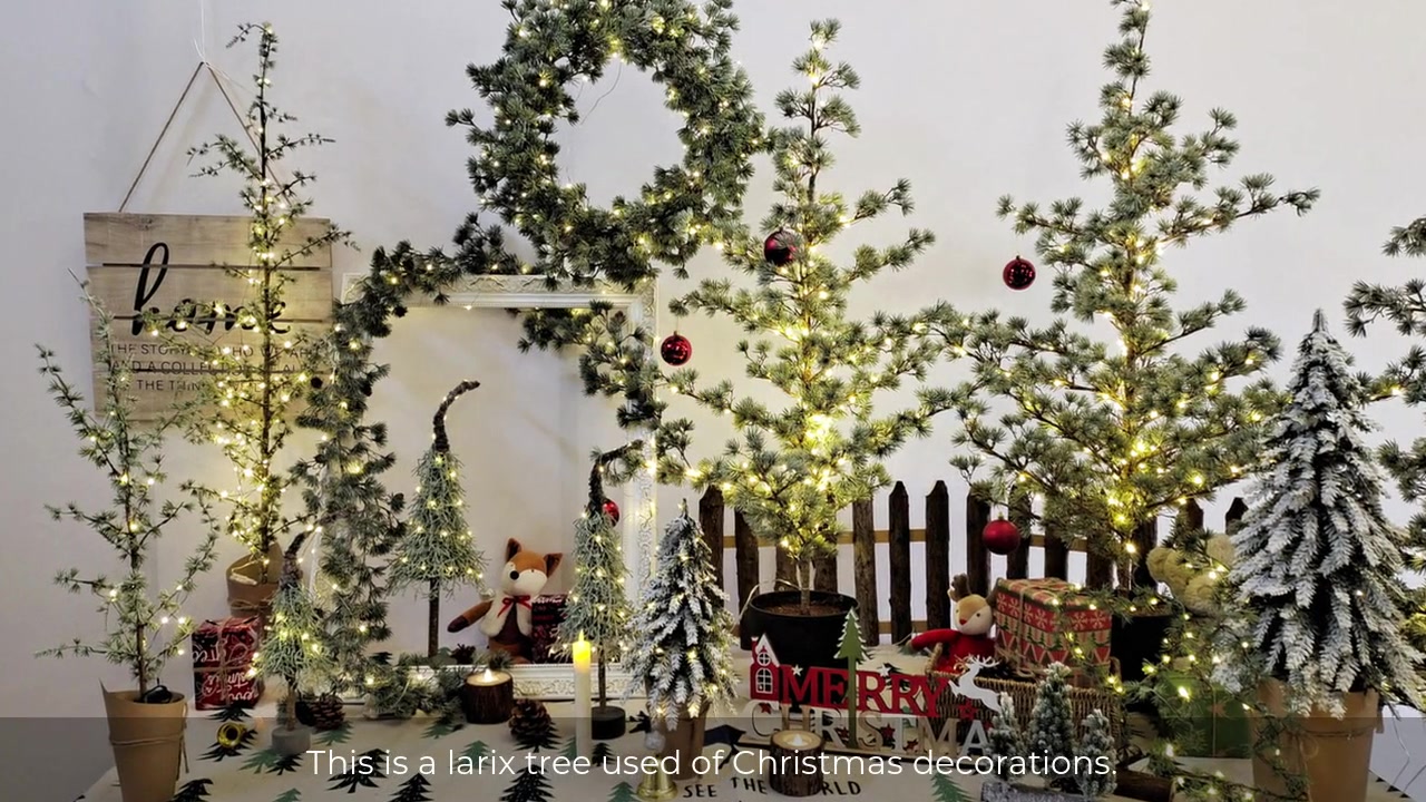 Artificial Tree Based on Santa Claus Hat