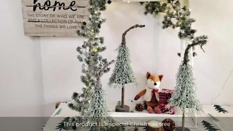 Artificial tree based on Santa Claus hat