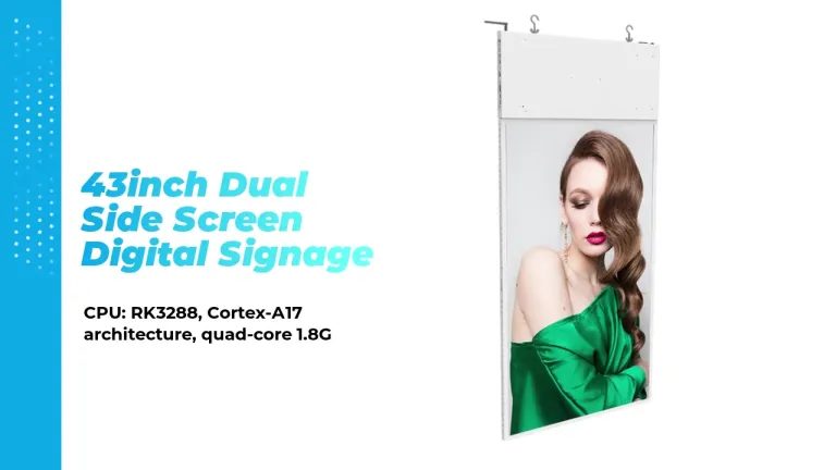 Display pubblicitario a doppia faccia, fabbrica di display per segnaletica  digitale