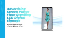 Custom Size 75”Inch Advertising Screen Player Floor Standing LCD Digital Signage