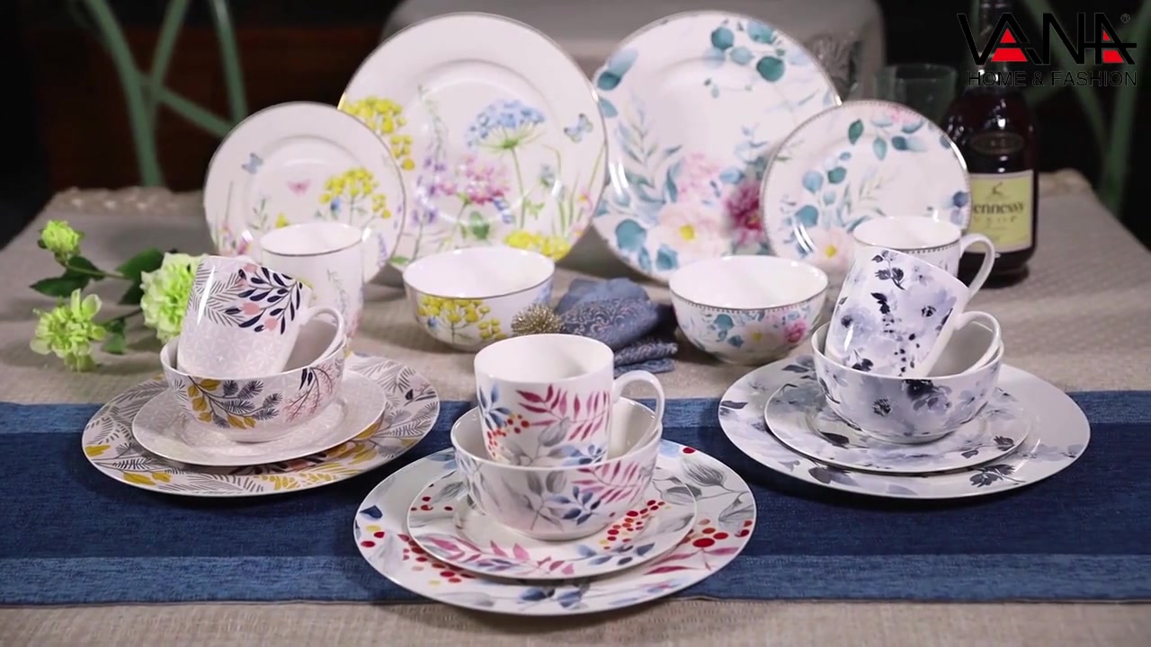 Modern Printed Coffee Set