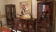 499319 2 Doors Hall Cabinet Display Cabinet