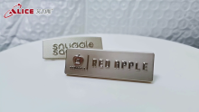 Metal Name plate display-Alice Maufacturer