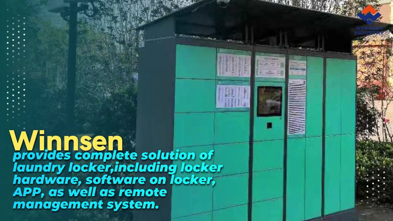 24 Hours Drop Off Pick Up Laundry Locker with Remote Management System for Local Dry Cleaning&Wash Chain Stores