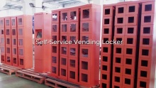 CE Certificate France Italy Fruits Food Nutrition Medicine Mini-Mart Self-Service Vending Locker System with coin/bill acceptor and credit card reader