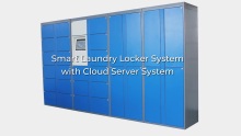 European Switzerland Germany France United Kingdom Dry Cleaning & Washing Smart Laundry Locker System with Cloud Server System
