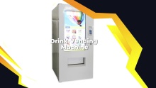 Self-service Automatic Credit Card Reader Large LCD Touch Screen Drink Vending Machine