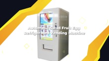 Automatic Salad Fruit Egg Refrigerated Vending Machine with Credit Card Reader Payment