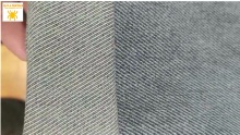 Black diamond twill denim, twill denim fabrics women's jeans HYQ150-28T