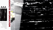 Black With White Polished Glazed Tile