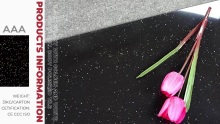 BLACK GALAXY WITH GOLDEN AND WHITE SPOTS FULL BODY POLISHED TILE