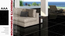 BLACK GALAXY WITH GOLDEN SPOTS FULL BODY POLISHED TILE
