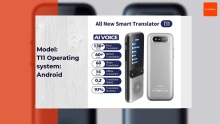 The New T11 Portable Offline Online WIFI Intelligent Voice Translator 138