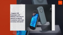 Portable Intelligent Language Translation 109 Languages Real-Time Translation 4G Wifi Suitable for Business Travel