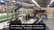 STEP Robot High-Voltage Positioning + Arc Tracking + Positioner Coordination