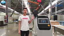 STEP Robot Tower Foot Welding Workstation