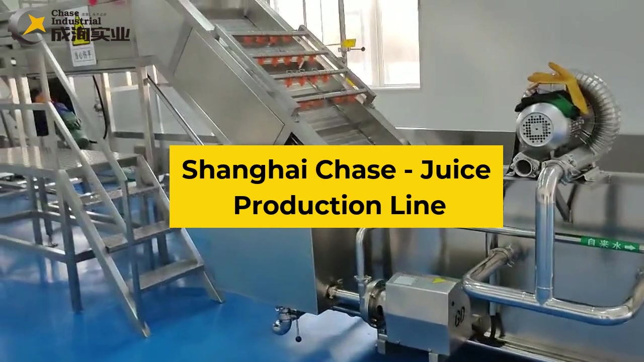 High quality and consistent pear juice lines and fruit and vegetable juice processing lines from Shanghai 2022