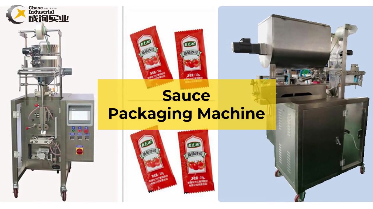 Verpackungsmaschine für Saucenbeutel