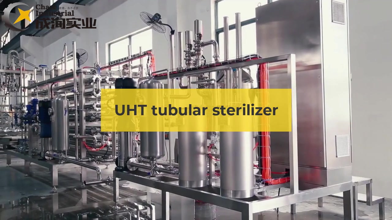 Sterilizzatore tubolare UHT.