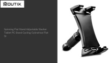Spinning Bike Tablet Tablet, Auto Headrest Portable Millill Ariketa Gimnasiorako Mikrofonoa Mendia 360 ° Ipad Pro, iPad Mini, iPad Air 4.7-12.9 "Tablet Tablet