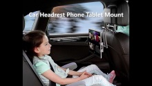 Top Quality 2 IN 1 Adjustable Cell Mobile Phone Holder Accessories Car Headrest Moun Tablet Stand