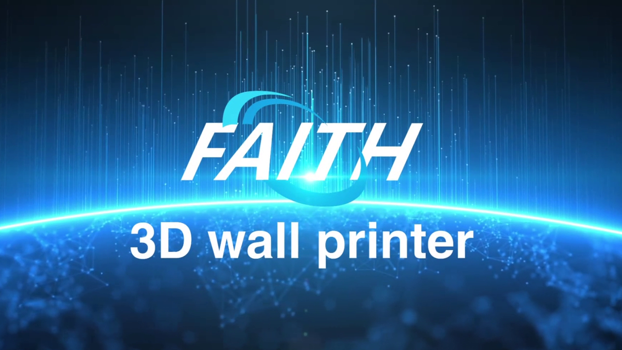UV ink 3D Vertical wall printer for White Latex Paint Shell powder Wall | Faith