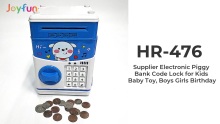 Supplier Electronic Piggy Bank Code Lock for Kids Baby Toy, Mini ATM Safe Coin Cash Banks Real Money Saving Box With Pas