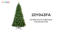 7.5 feet Pre-lit Cashmere Christmas tree