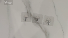 Transparent reusable seamless hook Waterproof Wall Hanger Hooks Bathroom Kitchen Adhesive Hooks