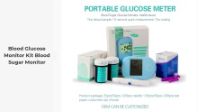 Blood Glucose Monitor Kit Blood Sugar Monitor 1 Lancing Device Blood Sugar Test Kit