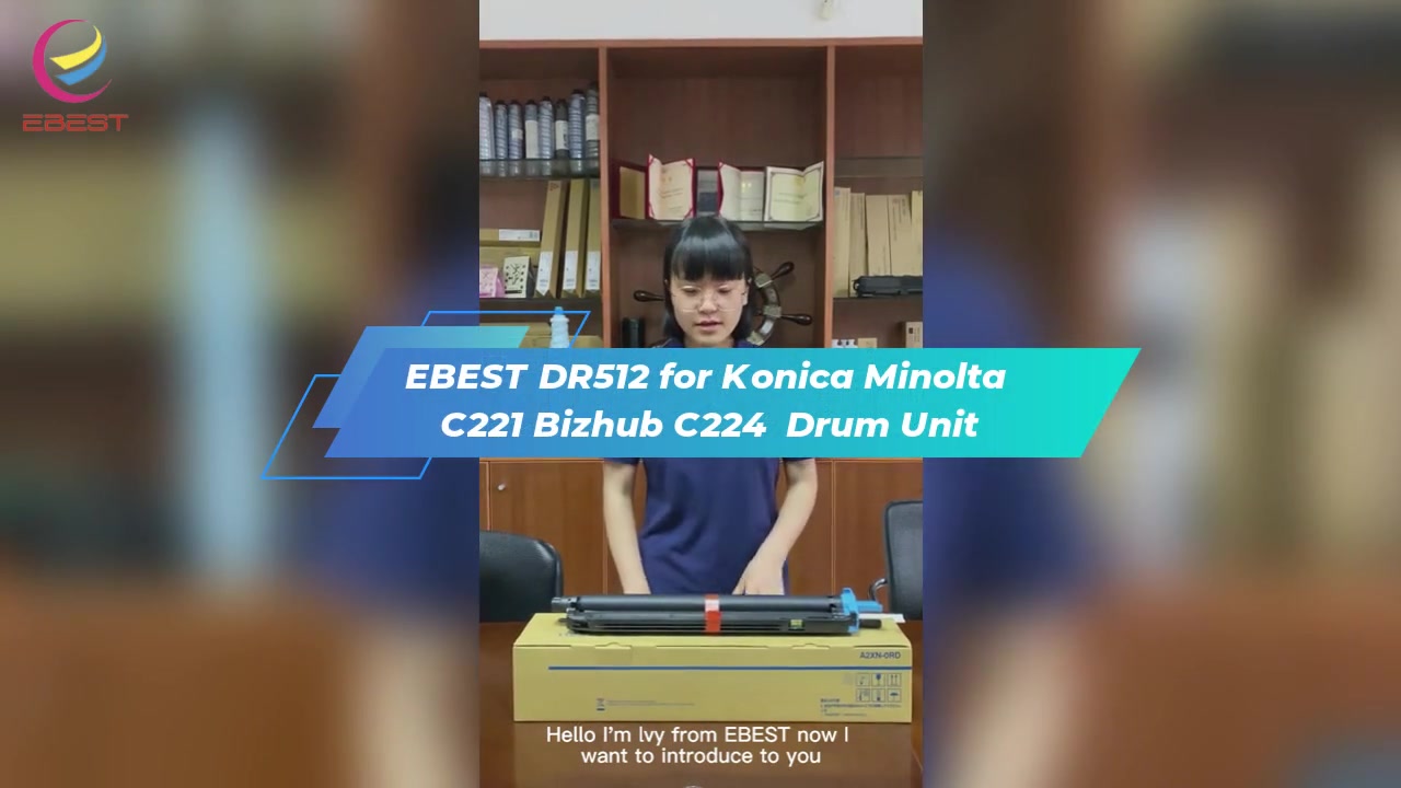EBEST DR512 for Konica Minolta C221 Bizhub C224  Drum Unit