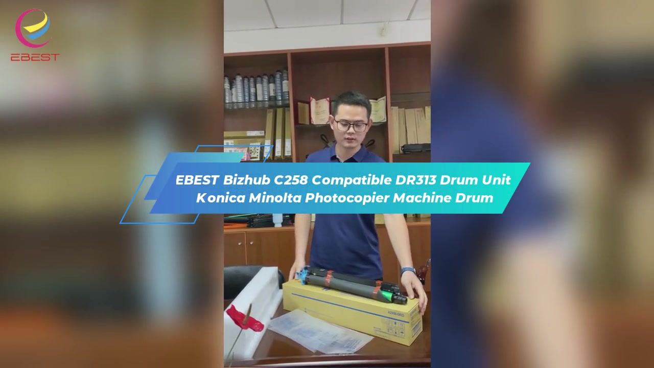 EBEST Bizhub C258 Compatible DR313 Drum Unit Konica Minolta Photocopier Machine Drum